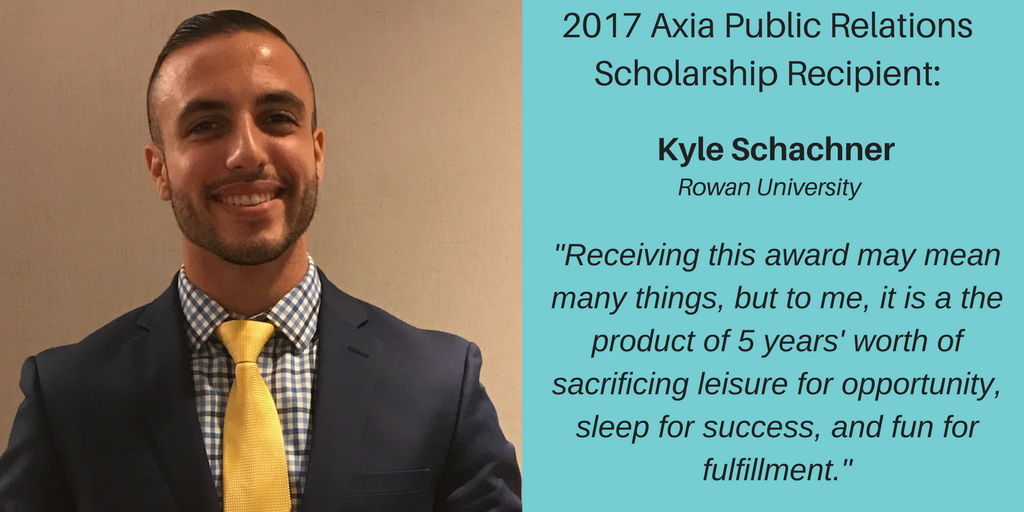Scholarship Recipient – Kyle Schachner