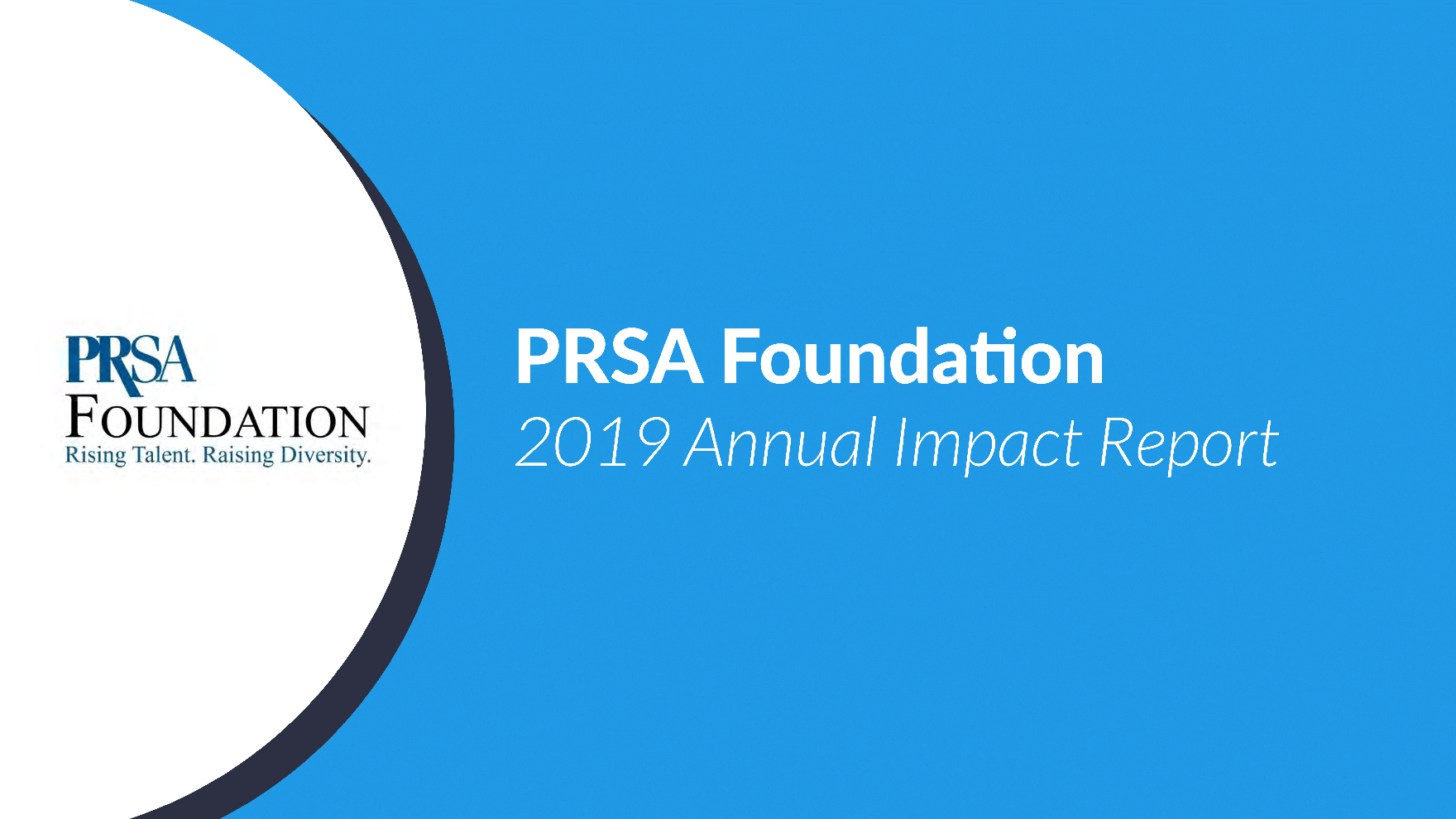 PRSA Foundation 2019 Impact Report